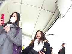 kuri123-1 Bold Asian Beauty Lures Him Inside With Her Seductive Oral Pleasure