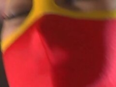 TRSH40_03 Sexy Hairy Pussy Girl Enjoys Riding Thick Manhood Deep