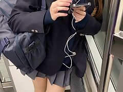 42265 Asian Beauty Enjoys Solo Play in Hot Doggy Pose