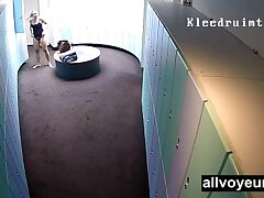 Spa_Centre_8 Sizzling Office Temptress Handles Multiple Cocks With Ease