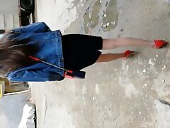 91_SHAMO110 Tiny Asian Babe in Stilettos Enjoyed Rough and Deep Sex