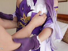 362SCOH-086 Sultry Vixen Seduces Him With Oral Pleasure In The Steamy Locker Room