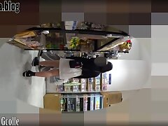 6g Kneeling Seductress Expertly Deepthroating a Massive Cock