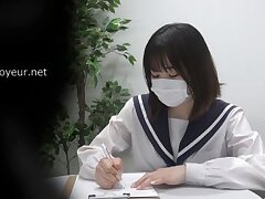 PJ-03 Sizzling Nurse Akira Bends Patient Over for Steamy Blowjob Action