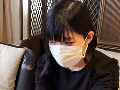 POK-024 Hot Japanese Maid Takes It Roughly While Making Love On Her Bed