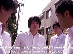 HBAD-256 Wife NIIYAMA Saya To Be Gang-raped In Poor Neighborhood In Front Of Husband Online JAV HD FREE ONLINE 1080p Sexy Curvy Babe With Bushy Pussy Gets Intense Hard Fuck