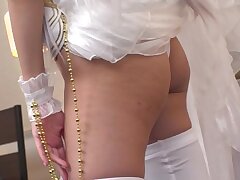 COSX-043 Sultry Asian Doll Passionate Outdoor Kisses with BF