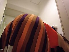 483DAM-012 Japanese Babe Enjoyed Wildly From Behind In Her Bushy Pussy