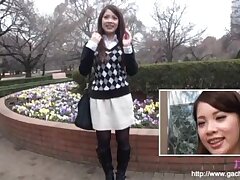 gachi332 Quick Bathroom Blowjob Short-Haired Temptress Ignites His Desire Fast!